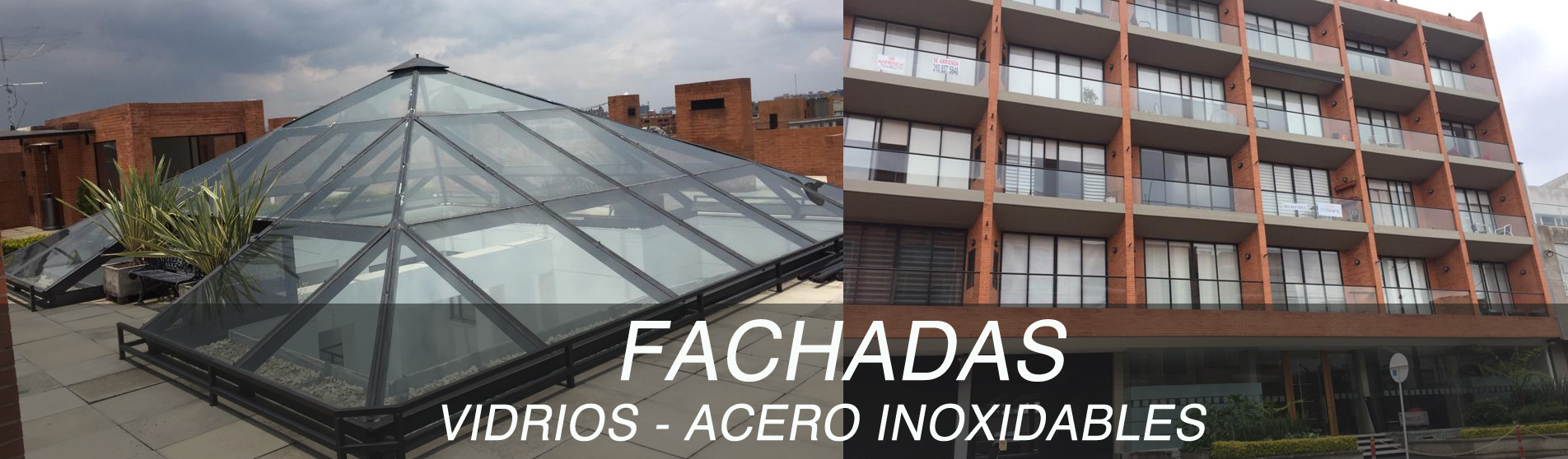 fachadas vidrios